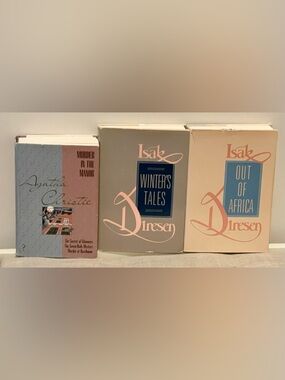 3 Book Of The Month Club: Murder In The Manor, Winter's Tales, Out Of Africa